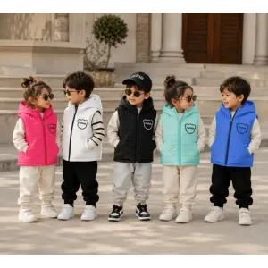 خرید اینترنتی قیمت پافر بچگانه پشم شیشه مموری آسترکشی شده پاییزه