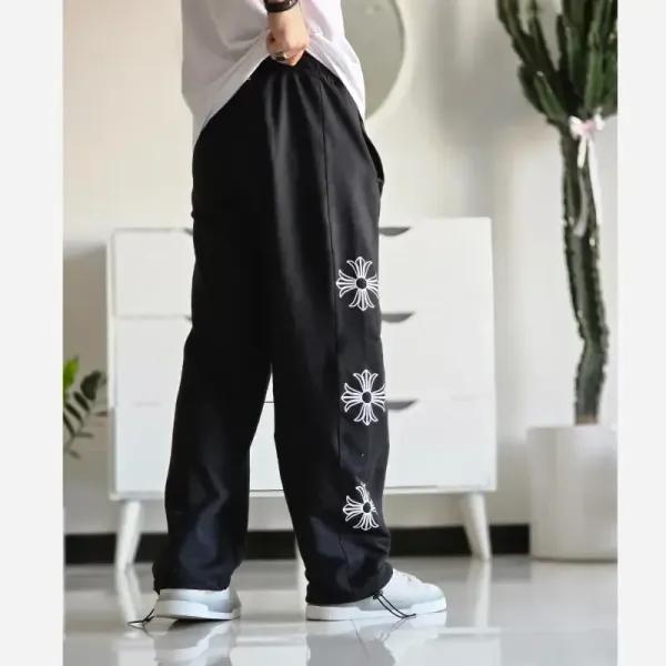 شلوار اسلش بگ کروم هارتز رنگ مشکی جنس گلکسی اسپان سایز XXL و XXXL
