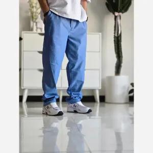 خرید اینترنتی قیمت شلوار مام فیت پارچه بنگال کمرکش زنانه و مردانه در رنگبندی متنوع سایز XL و XXL
