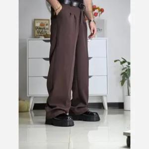 خرید اینترنتی قیمت شلوار بگ پارچه ای پیله خور مازراتی تمام کش رنگ کرم نسکافه ای مشکی سرمه ای قهوه ای سبز موکا سایز 40 تا 48