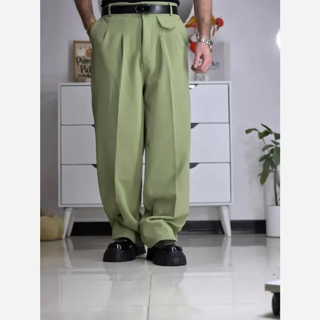 خرید اینترنتی قیمت شلوار بگ پارچه ای پیله خور مازراتی تمام کش رنگ کرم نسکافه ای مشکی سرمه ای قهوه ای سبز موکا سایز 40 تا 48