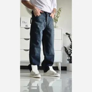 خرید اینترنتی قیمت شلوار جین بگ مردانه رنگ شست کثیف سایز 42 تا 50