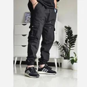خرید اینترنتی قیمت شلوار شش جیب مردانه پارچه نیل سایز 50 تا 60 رنگ طوسی مشکی سبز
