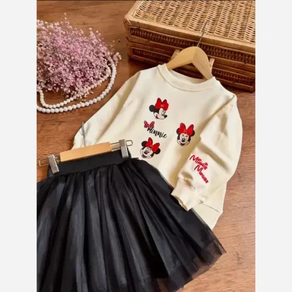 دامن دخترانه توری مجلسی سایز 40 تا 55