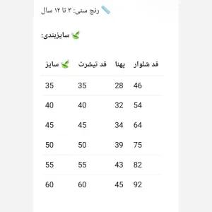 خرید اینترنتی قیمت ست تیشرت و شلوار دخترانه پنبه دورس مناسب 3 تا 12 سال سایزبندی 35 تا 60