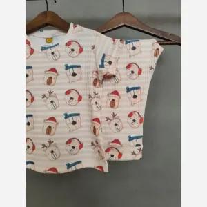 خرید اینترنتی قیمت ست تیشرت و شلوار پسرانه نخ پنبه ریلی سایز 35 تا 55 مناسب 1 تا 9 سال