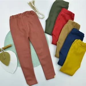 خرید اینترنتی قیمت شلوار سوئیت دخترانه مخمل کمر کشی استایل جذب سایز 6 تا 10 سال