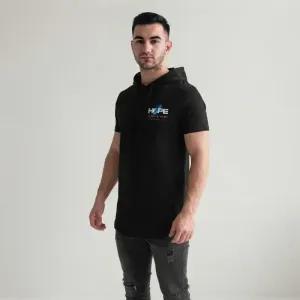 خرید اینترنتی قیمت تی شرت مردانه آستین کوتاه الیاف نخی کلاهدار مدل HOPE