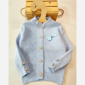 خرید اینترنتی قیمت ژاکت بافت بچگانه وارداتی ضخیم و نرم مناسب سن 2 تا 9 سال