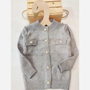 خرید اینترنتی قیمت ژاکت بافت بچگانه وارداتی ضخیم و نرم مناسب سن 2 تا 9 سال