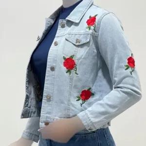 خرید اینترنتی قیمت کت جین زنانه وارداتی دور سینه 88 سانت قد 50 سانت