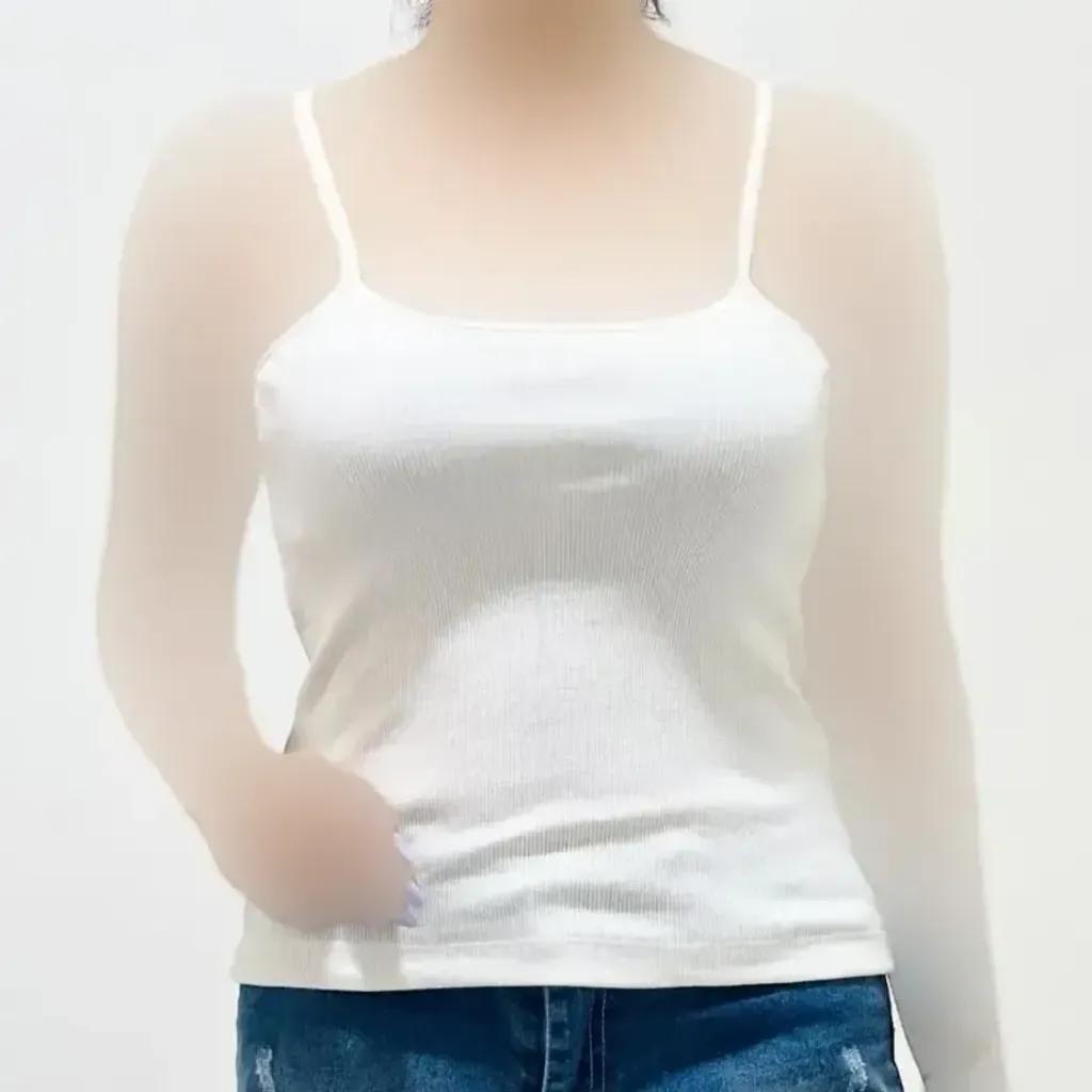 خرید اینترنتی قیمت تاپ بندی کبریتی زنانه مدل 1160 نرم و سبک مناسب زیر مانتو و شومیز