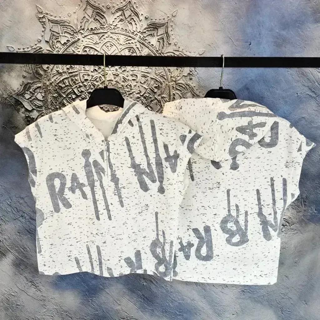 خرید اینترنتی قیمت وست کلاهدار بچگانه و زنانه تک پنبه ترک تابستانه نازک 3 تا 14 سال