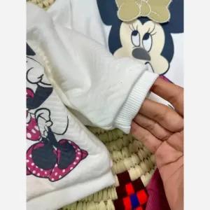 خرید اینترنتی قیمت ست لباس پاییزه دخترانه 3 تیکه سویشرت شلوار بچگانه