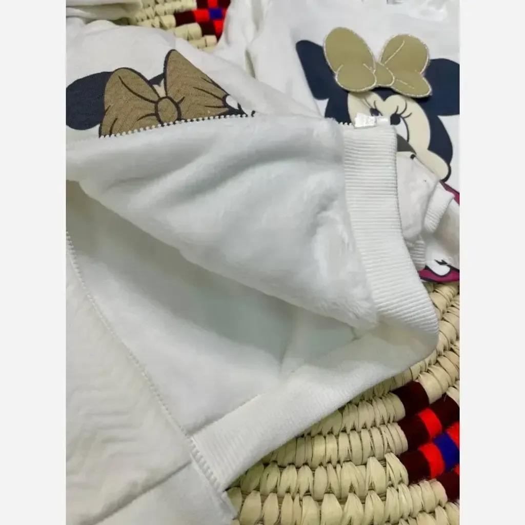 خرید اینترنتی قیمت ست لباس پاییزه دخترانه 3 تیکه سویشرت شلوار بچگانه