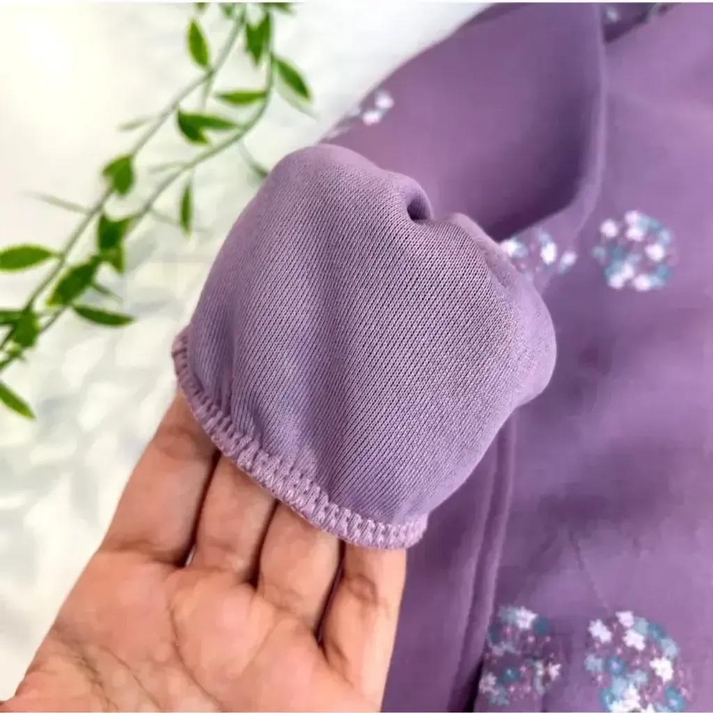 خرید اینترنتی قیمت سوییشرت پاییزه بچگانه دخترانه طرح گیلاسی دورس ترک مناسب 7 تا 12 سال