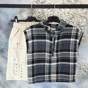 خرید اینترنتی قیمت وست کلاهدار بچگانه و زنانه کنفی ترک تابستانه خنک سایز 3 تا 14 سال