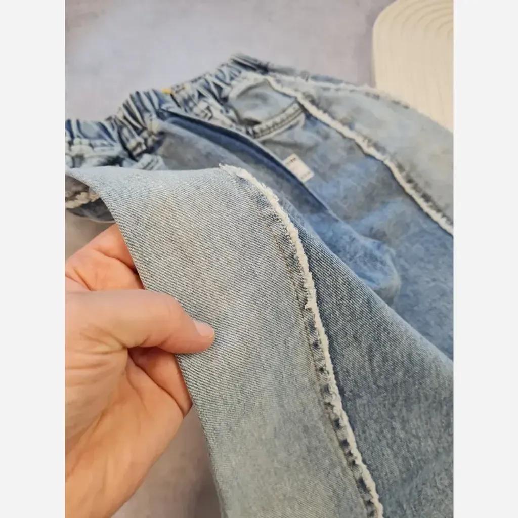 خرید اینترنتی قیمت ست پاییزه بچگانه بلوز دورس و شلوار جین بگ سایز 50 تا 65