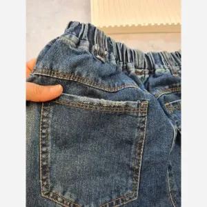 خرید اینترنتی قیمت ست پاییزه بچگانه بلوز دورس و شلوار جین بگ سایز 50 تا 65