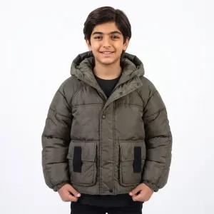 کاپشن باکسی پسرانه رنگ عدسی