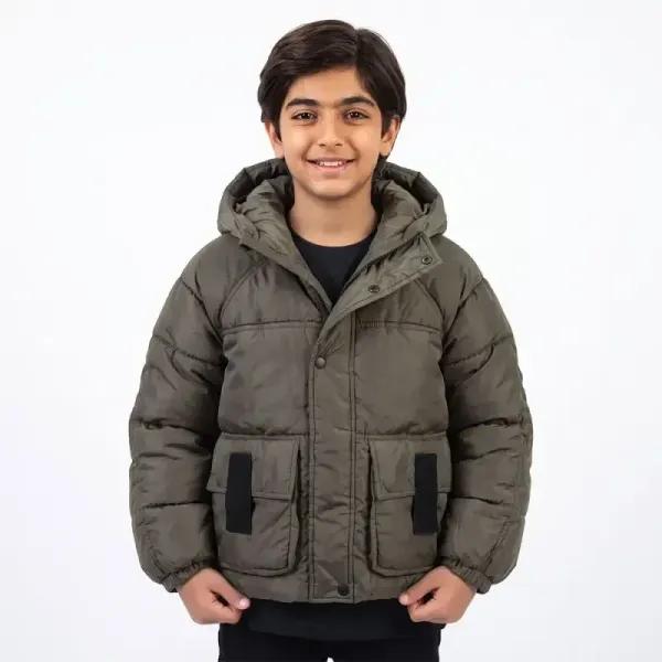 کاپشن باکسی پسرانه رنگ عدسی