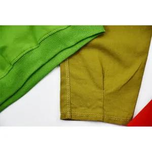 خرید اینترنتی قیمت بلوز شلوار دخترانه طرح کیتی با بلوز پنبهای و شلوار کتان کد 10538