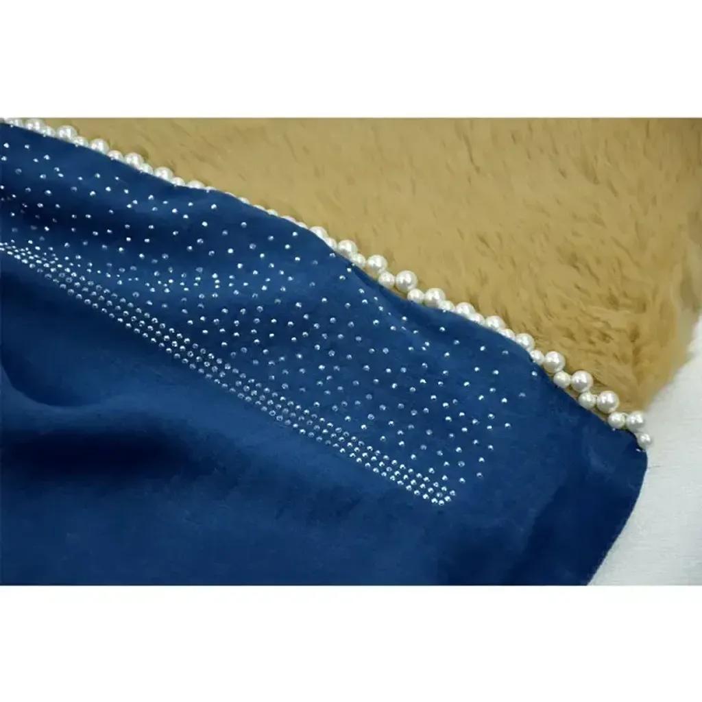 خرید اینترنتی قیمت شال مرواریدی زنانه جنس ساتن گلکسی ابعاد 182 در 73 سانتیمتر