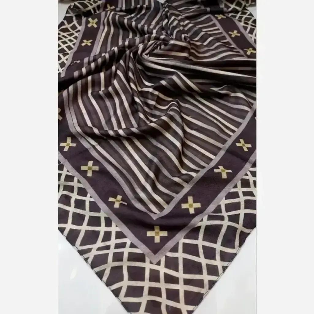 خرید اینترنتی قیمت روسری نخی قواره یک متری دوردوخت عمده میکس 200 عددی