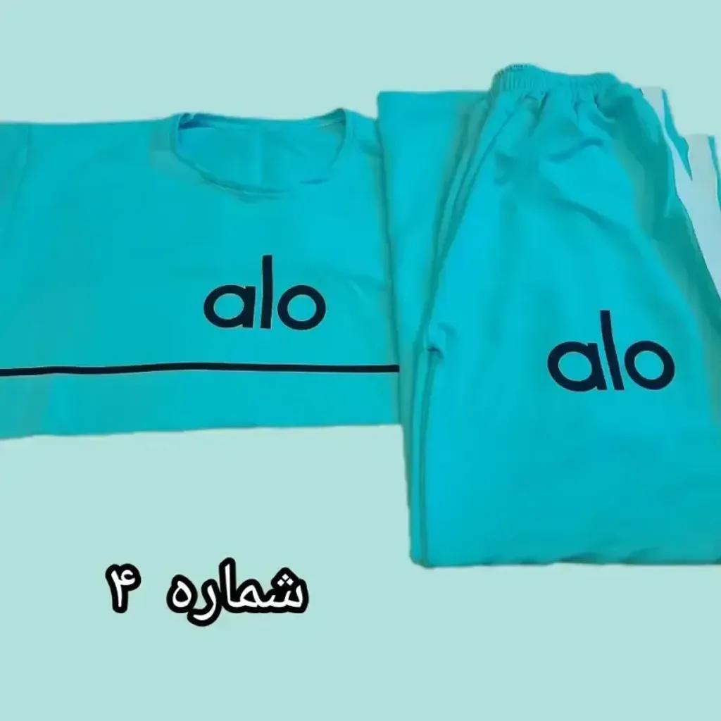 خرید اینترنتی قیمت ست تیشرت و شلوار لش طرح الو سوپر پنبه قواره دار