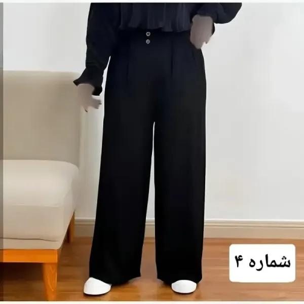 شلوار بگ زنانه نخی صوفیا قد 100 سانت