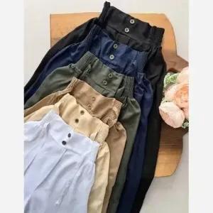 خرید اینترنتی قیمت شلوار بگ نخی صوفیا قد 100 سانت