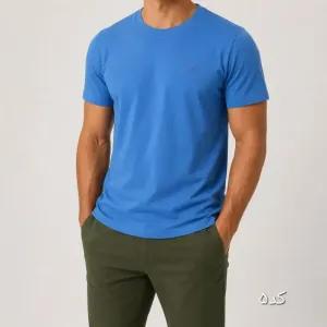 خرید اینترنتی قیمت تیشرت مردانه بیسیک نخ پنبه ساده تابستانه در 16 رنگ سایز لارج تا چهار ایکس لارج