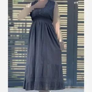 پیراهن سلن نخی هندی استردار حلقه ای فری سایز قد 135