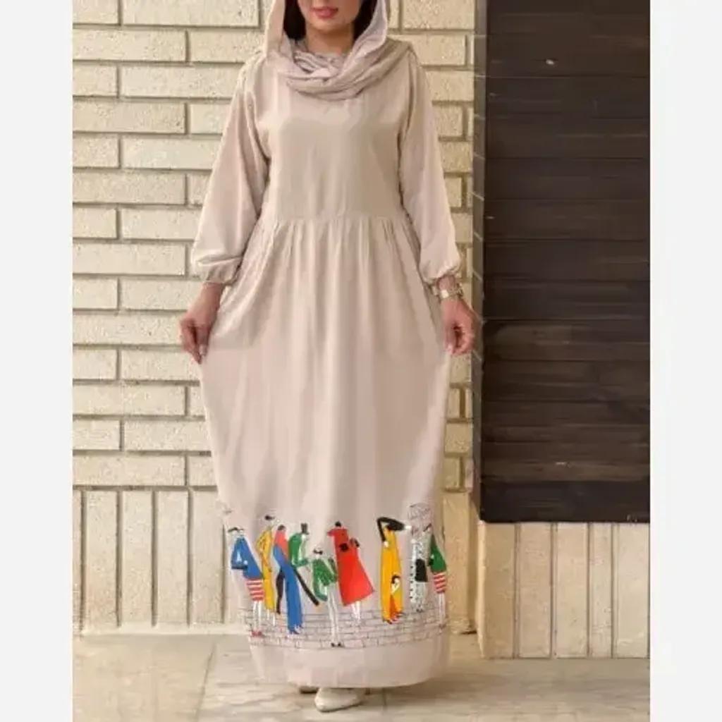 خرید اینترنتی قیمت ساحلی نخی طرح آدمک فری سایز 38 تا 48