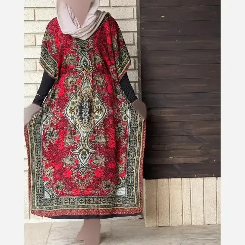 خرید اینترنتی قیمت پیراهن پانچ سیلک هندی زنانه فری سایز تابستانی