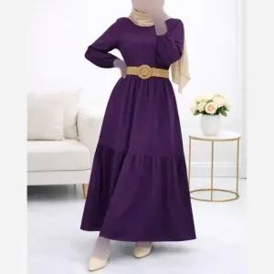 خرید اینترنتی قیمت پیراهن ململ طرح آیدا یقه گره ای سایز 38 تا 48