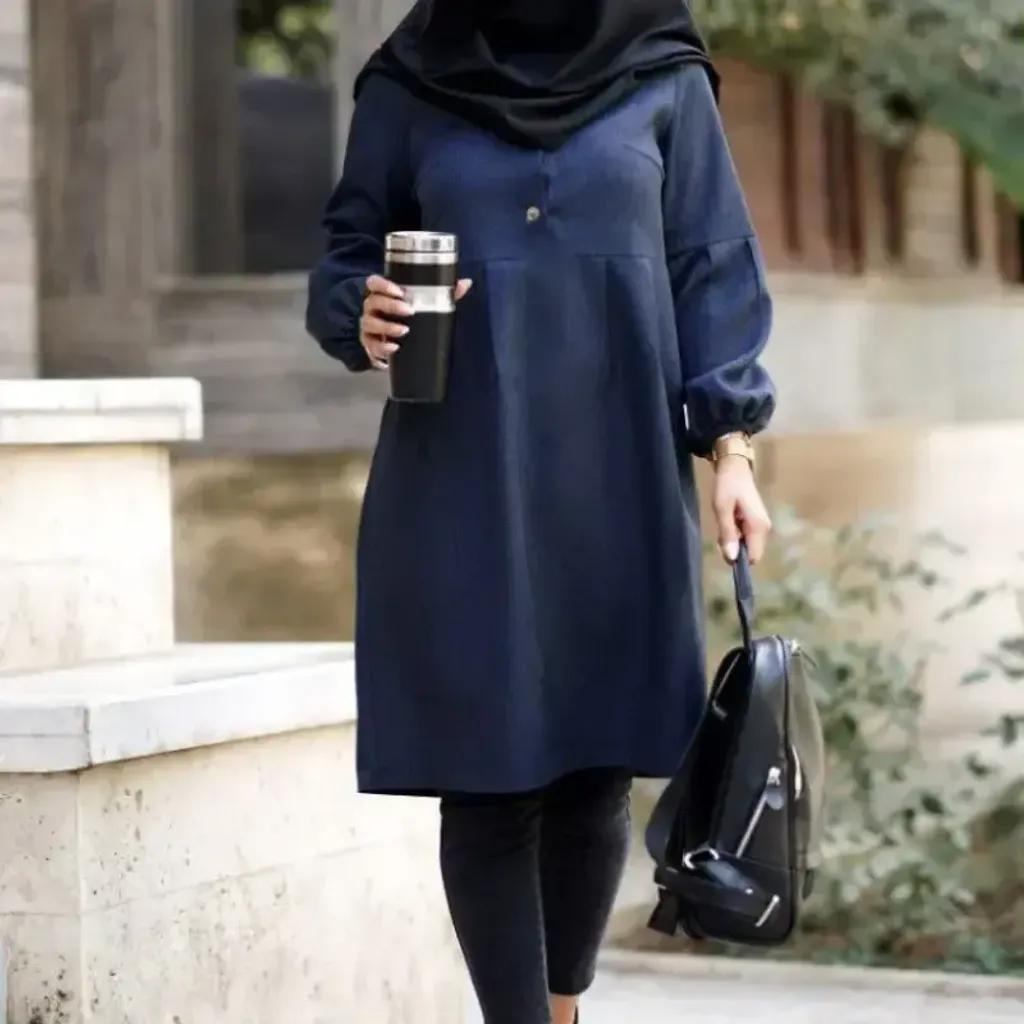 خرید اینترنتی قیمت مانتو زنانه مدل شادی جنس پرشیا سایز 1 و 2 رنگ مشکی طوسی نسکافه ای سرمه ای