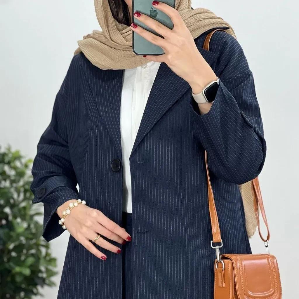 خرید اینترنتی قیمت کت شلوار زنانه دیپلمات پرشیا مدل آسو رنگ مشکی سرمه ای طوسی سایز بزرگ