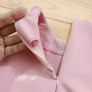 خرید اینترنتی قیمت کت و سارافون دخترانه مدل گل بهاری کرپ مازراتی و لنین سایز 1 تا 3