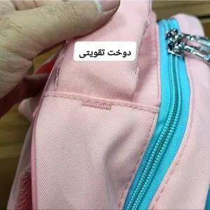 خرید اینترنتی قیمت کوله پشتی مدرسه دخترانه ضد آب پارچه ریپس وارداتی مناسب کلاس اول تا چهارم