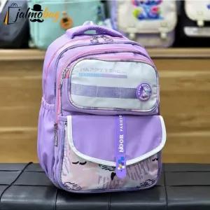 خرید اینترنتی قیمت کوله پشتی مدرسه دخترانه ضد آب پارچه ریپس وارداتی مناسب کلاس اول تا چهارم
