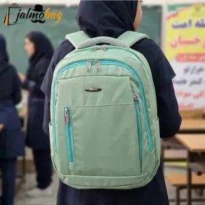 خرید اینترنتی قیمت کوله پشتی اسپرت جادار پارچه کجراه ضد آب مناسب پنجم ابتدایی تا دوازدهم
