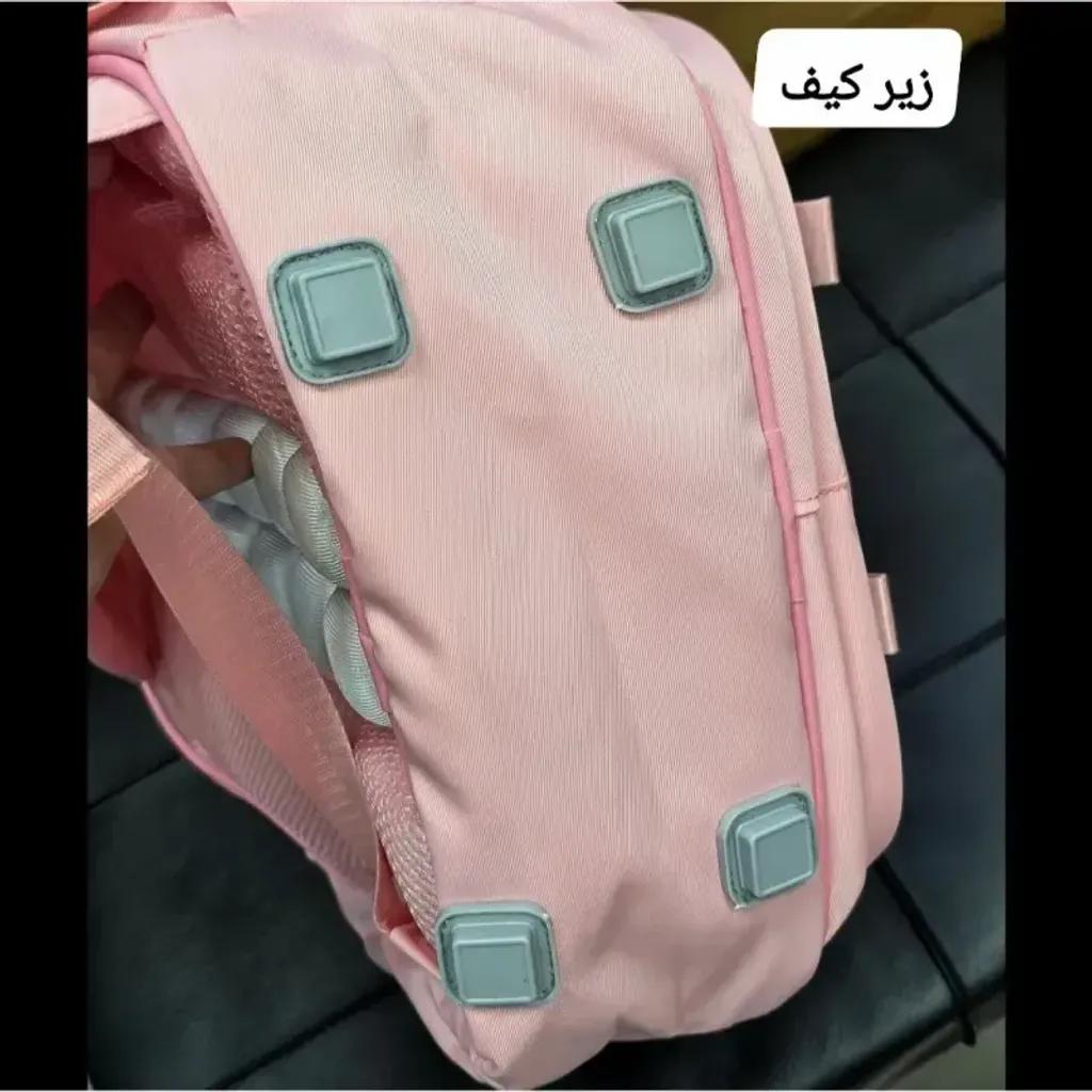 خرید اینترنتی قیمت کوله پشتی دخترانه کرومی ضد آب مناسب کلاس اول تا چهارم طبی و جادار