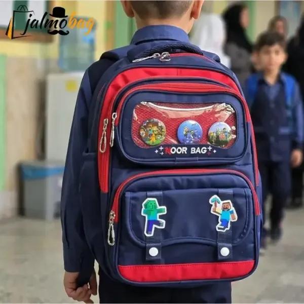 کوله پشتی پسرانه کلاس اول تا چهارم ضد آب ریپس وارداتی طبی و ضد تعریق
