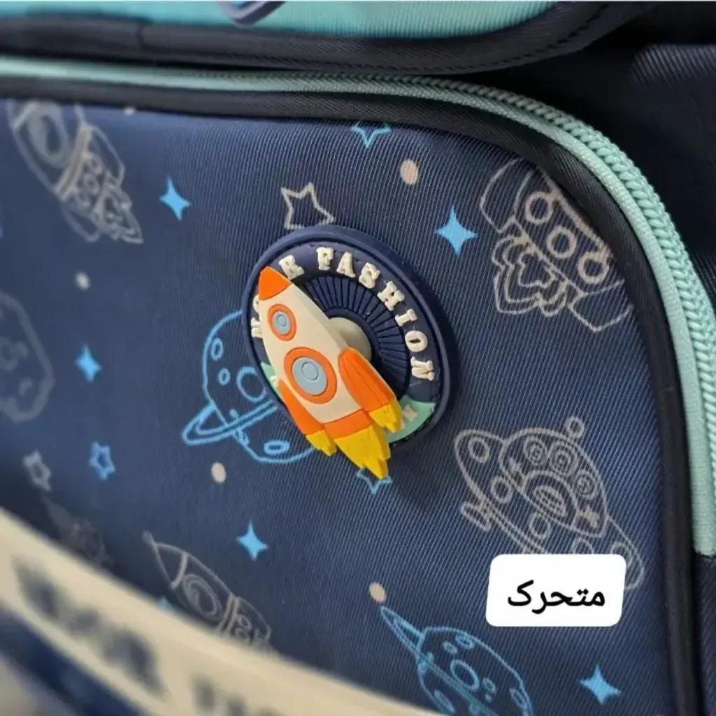 خرید اینترنتی قیمت کوله پشتی پسرانه موشکی ضد آب مناسب کلاس اول تا چهارم