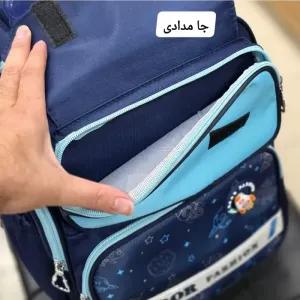 خرید اینترنتی قیمت کوله پشتی پسرانه موشکی ضد آب مناسب کلاس اول تا چهارم