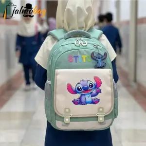 خرید اینترنتی قیمت کوله پشتی مدرسه طرح استیج مناسب پیش دبستانی و دبستان جنس پارچه کجراه خارجی