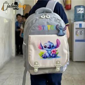 خرید اینترنتی قیمت کوله پشتی مدرسه طرح استیج مناسب پیش دبستانی و دبستان جنس پارچه کجراه خارجی
