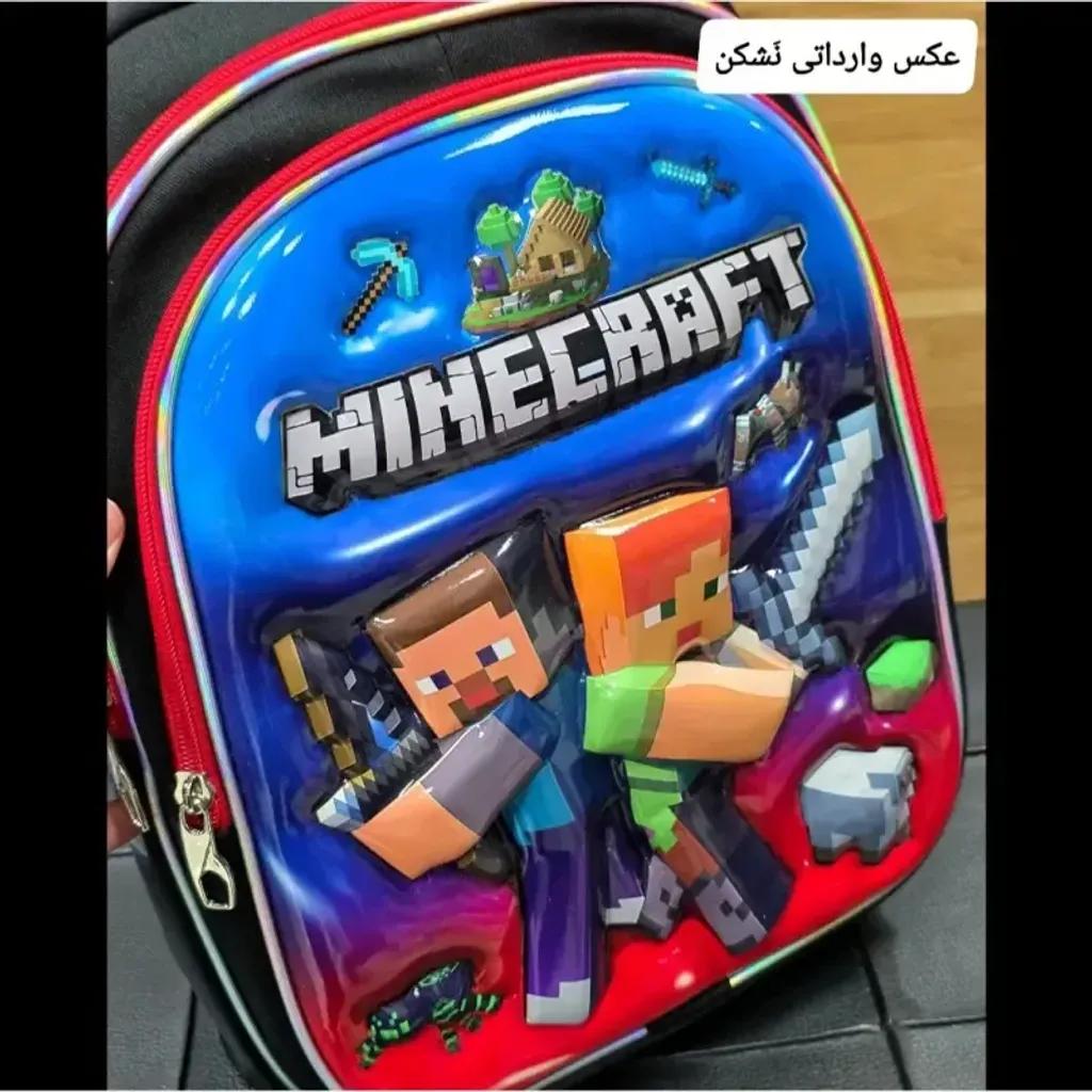 خرید اینترنتی قیمت کوله پشتی مدرسه پسرانه مقطع ابتدایی سه خانه ضدتعریق طرح عکسدار