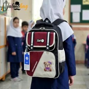 خرید اینترنتی قیمت کولهپشتی دخترانه طرح تدی برند پرزیدنت مناسب پیش دبستانی و ابتدایی